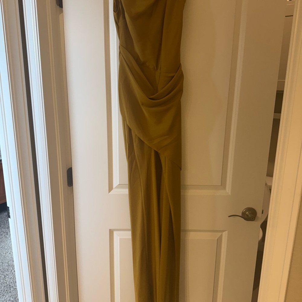 Elegant Mustard Yellow Gown